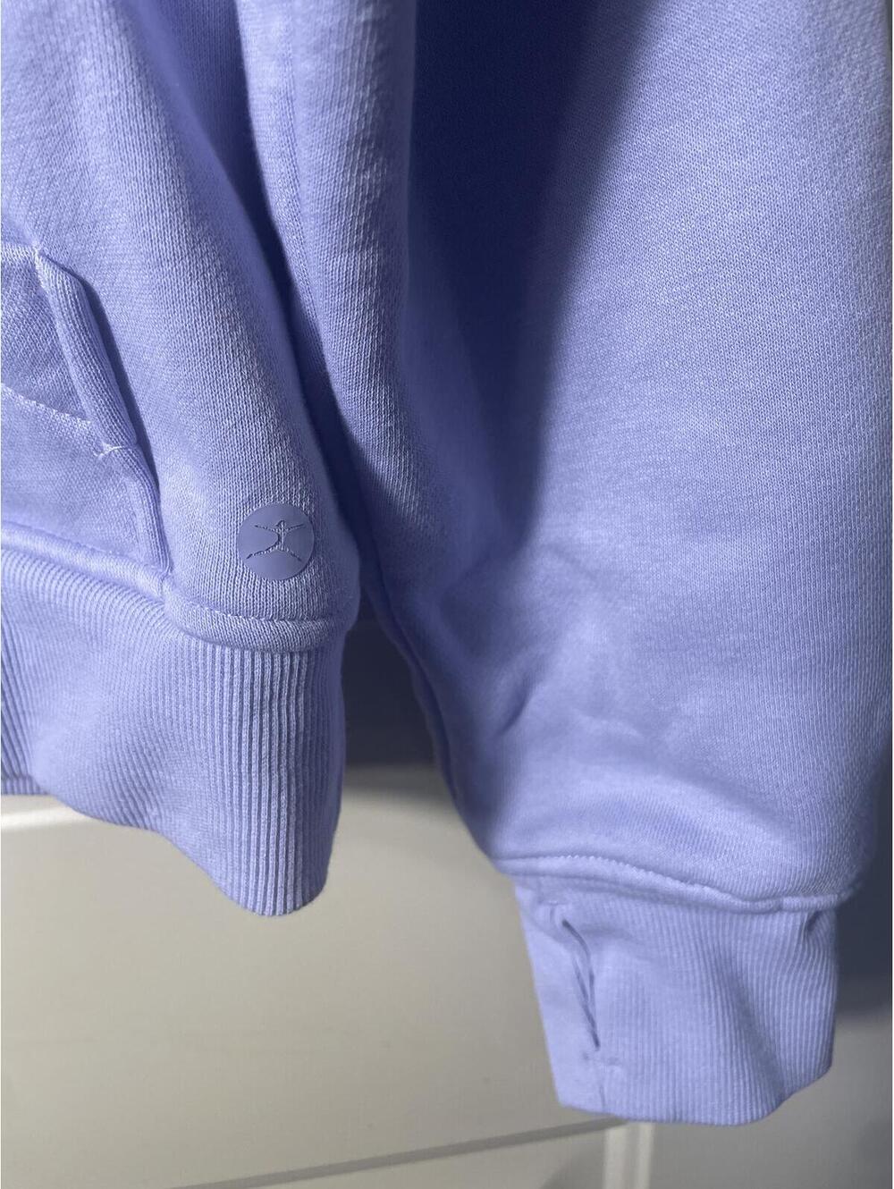 Danskin Sweat Shirt Hoodie Womens Size Small Purple Half Zip Athletic Sporty - Picture 5 of 9